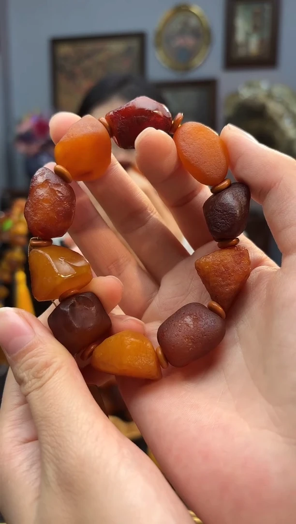 手串琥珀未镶嵌手串