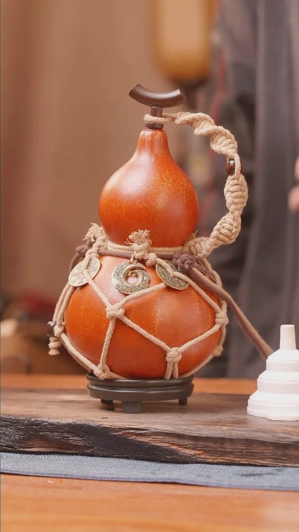 1269号链接精品大漆葫芦现货现发[一物一拍]（500ml）