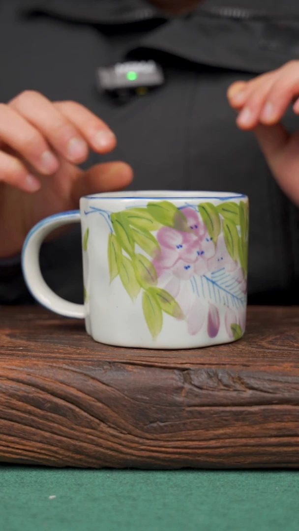 【闪购商品】瓷片63景德镇杯釉下手工手绘瓷器