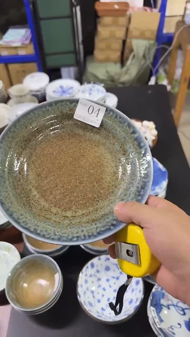 圆形日本进口陶瓷餐具 20cm深盘