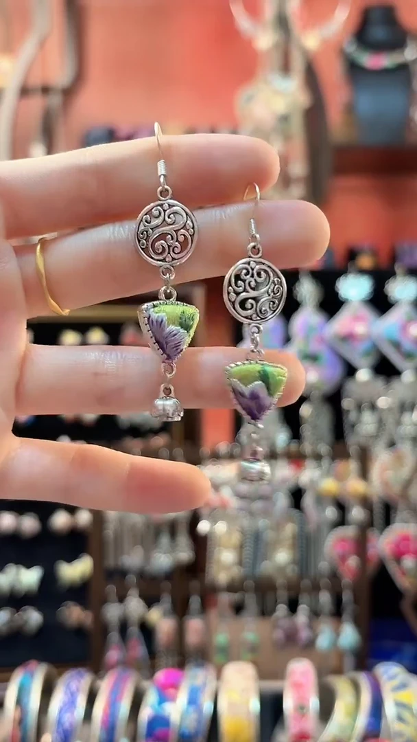 织绣 云织谣民族风精美饰品   142