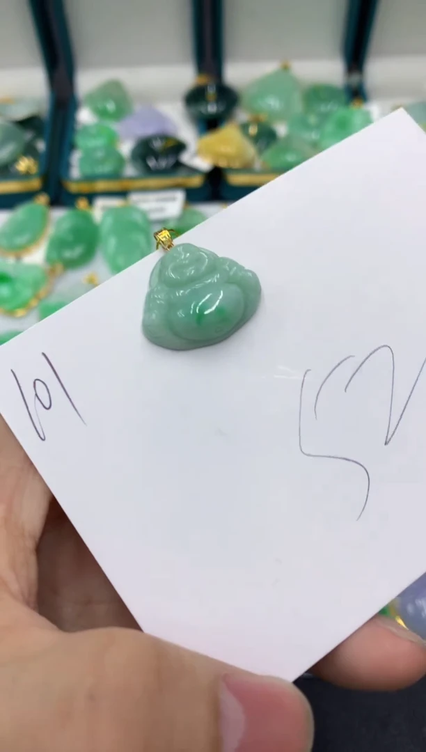 【闪购商品】翡翠颈饰18K金镶嵌号链接11111