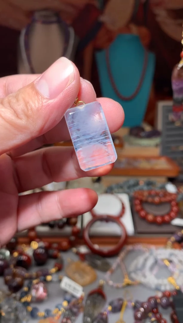 未镶嵌珠宝半成品水晶蓝针