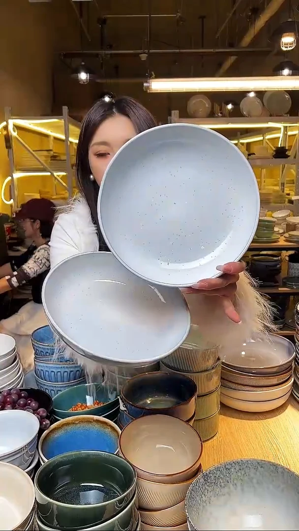 瓷273外贸尾货窑变釉下彩默认微瑕