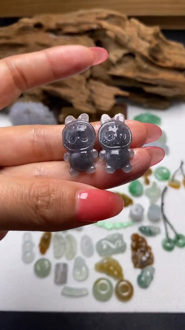 定制翡翠未镶嵌翡翠毛货定制~不退不换（多样性发其一）
