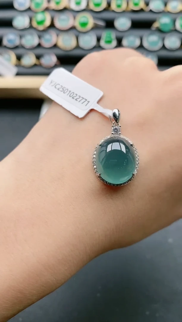 【闪购商品】翡翠戒指银S925镶嵌11111