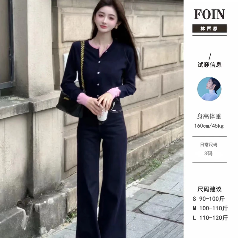 西恩定制●【撞色假两件】针织衫预JJQ4ZZS5684