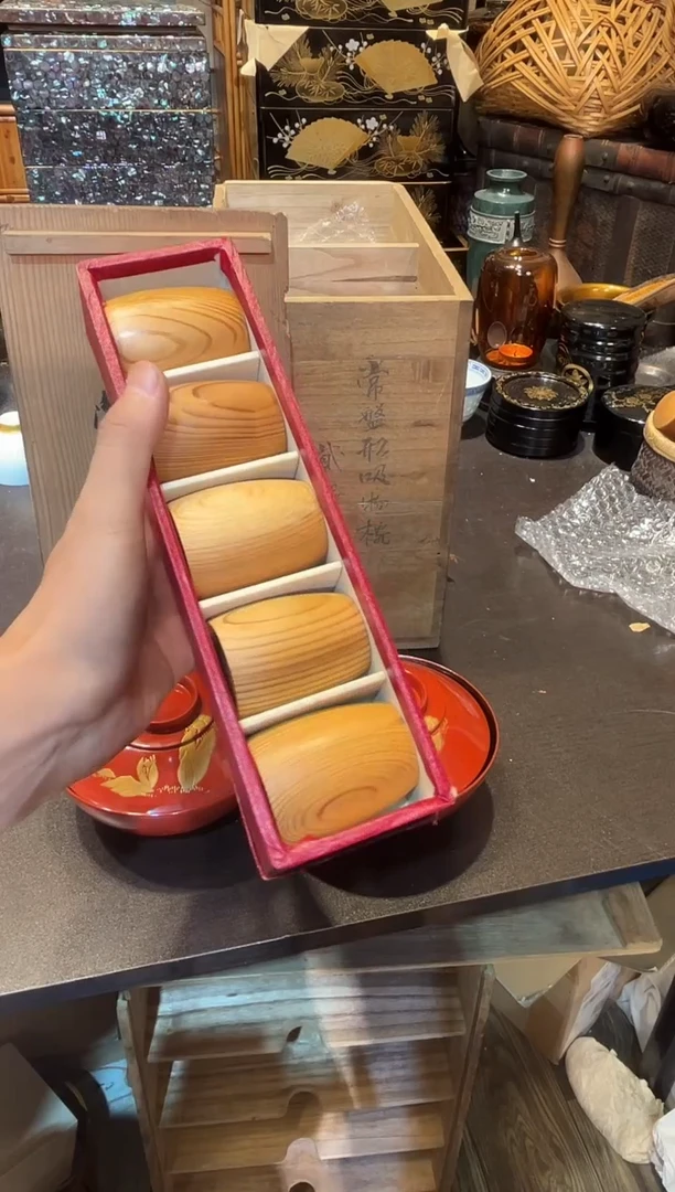 用****9屋久杉杯子 五只