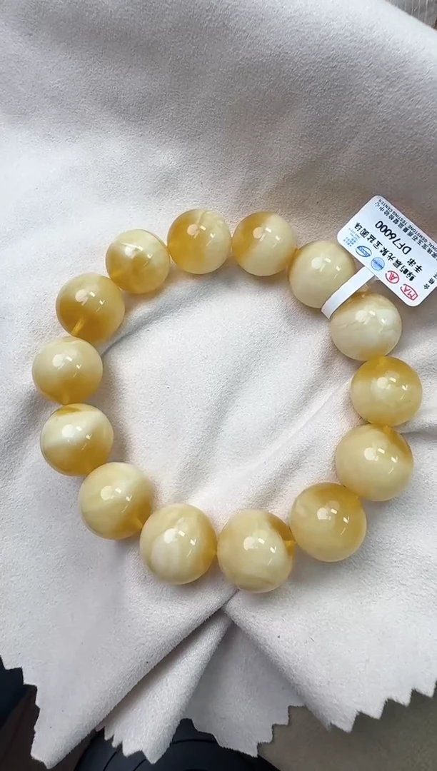 未镶嵌蜜蜡手串蜜蜡手串