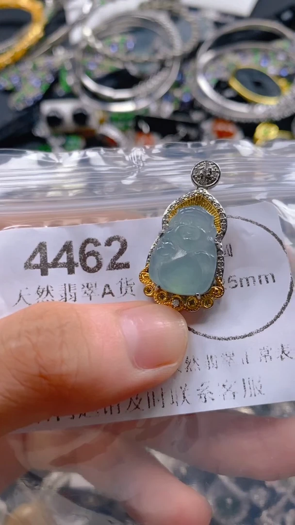 翡翠未镶嵌吊坠(不含链)4462