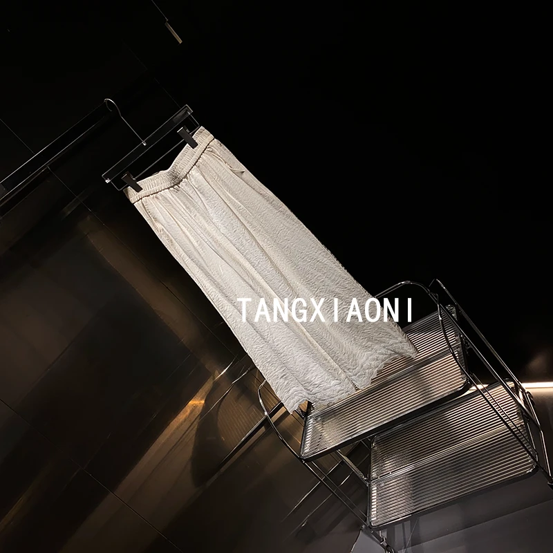 2店 【明月如霜】重磅水洗九分蕾丝裤