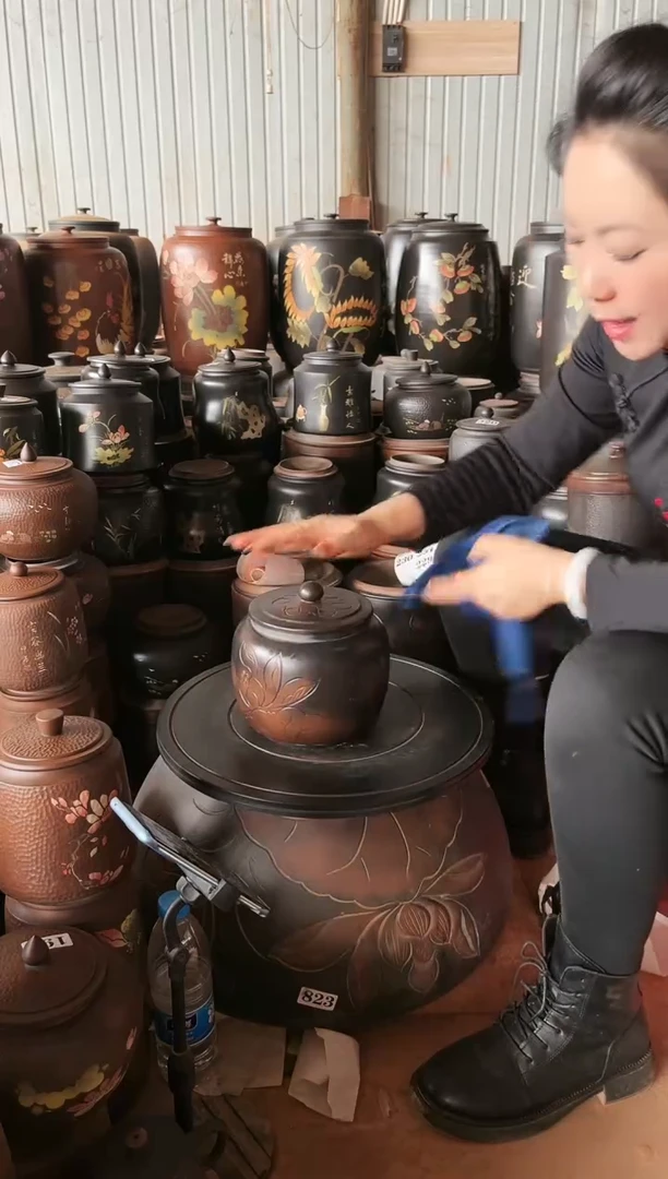 【闪购商品】壶完品 茶叶罐 苹果 荷花