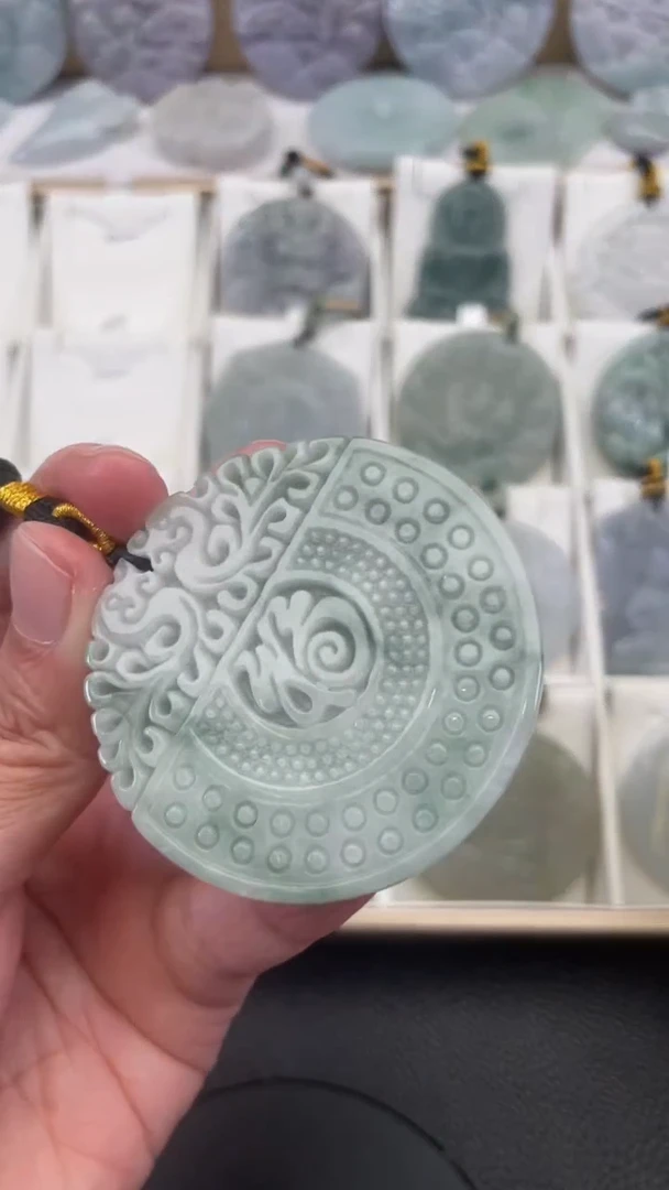 颈饰未镶嵌翡翠天然缅甸翡翠A货328