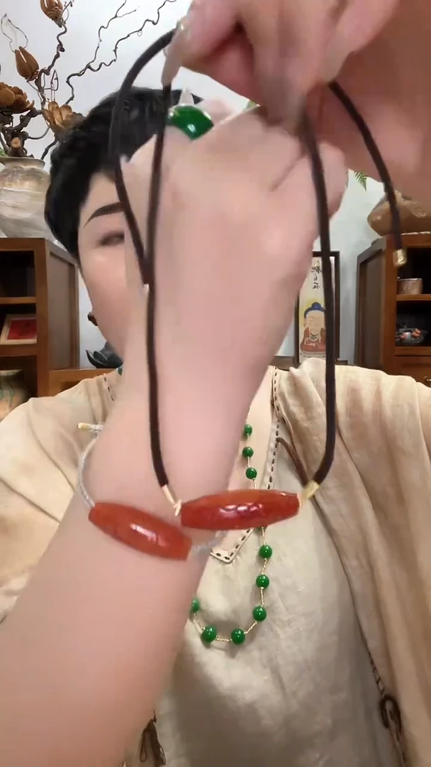 翡翠未镶嵌颈饰558
