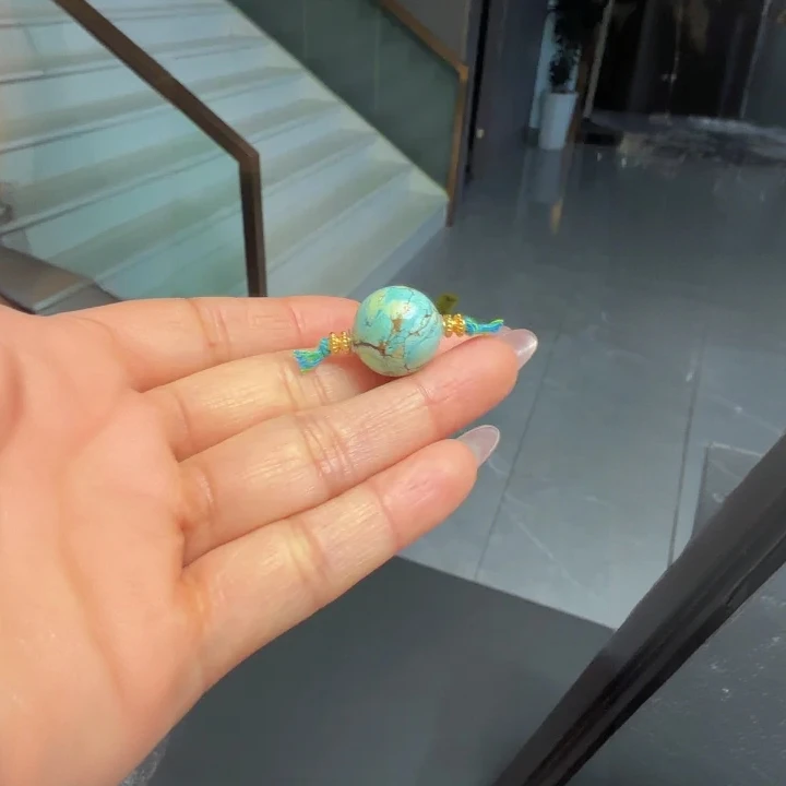 925银银制品 925银圆珠饰品2025秋冬爆款轻奢时尚百搭吊坠锁骨829