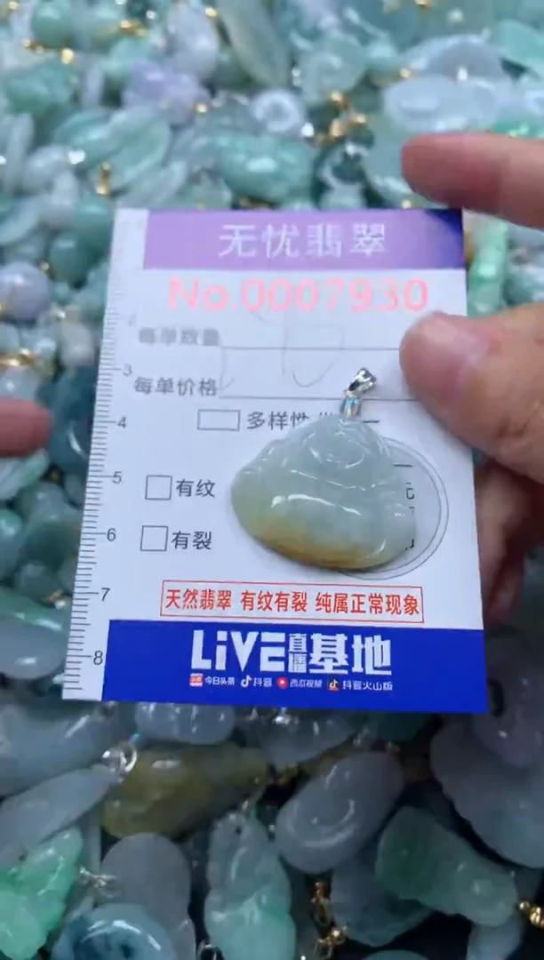 颈饰未镶嵌翡翠7930