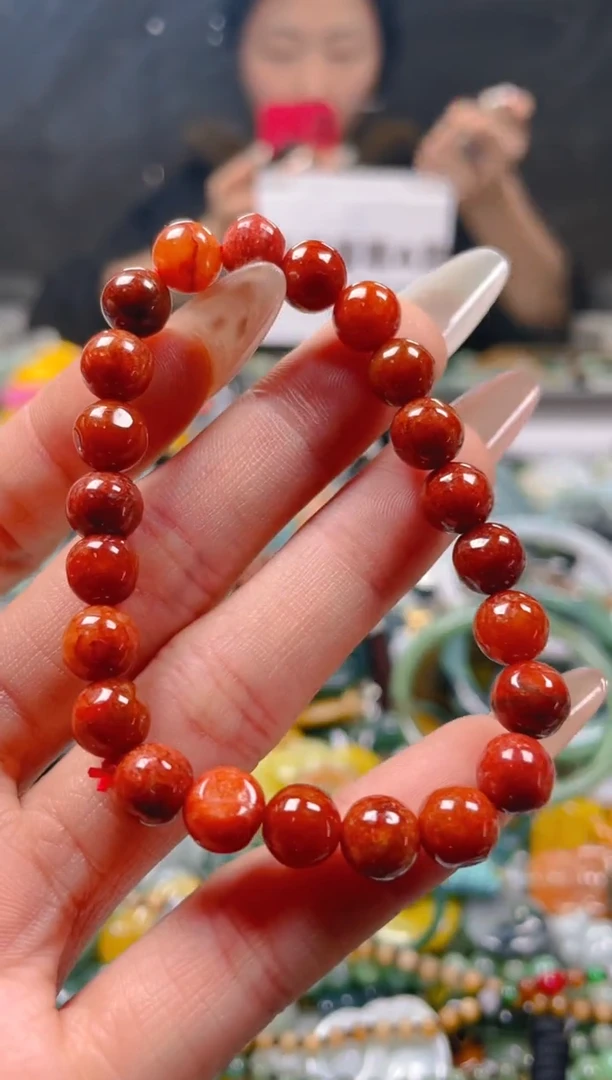 【闪购商品】翡翠颈饰未镶嵌7-8MM/F/翡翠A货一图一物