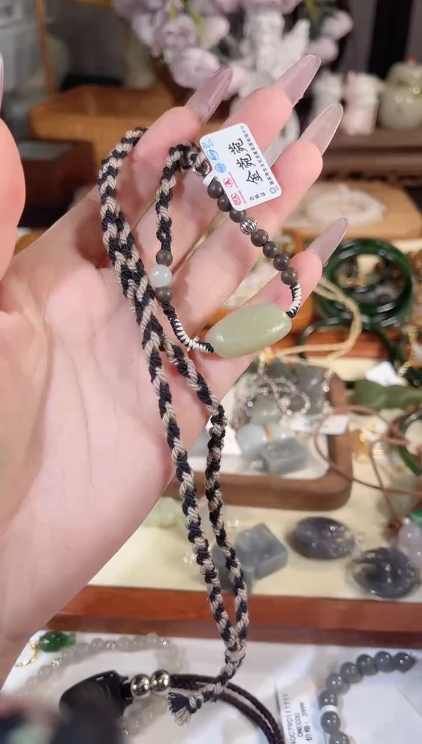 项链未镶嵌和田玉多样性发其一孤品默认微瑕