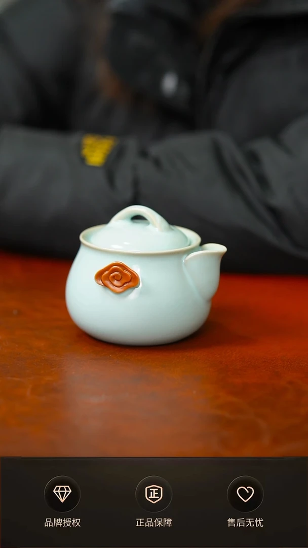 天青新品手抓壶不完美 简装