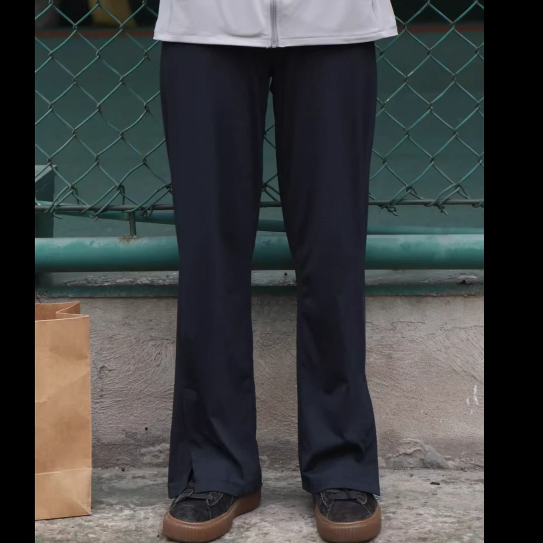 阿呆小茉开叉防晒裤