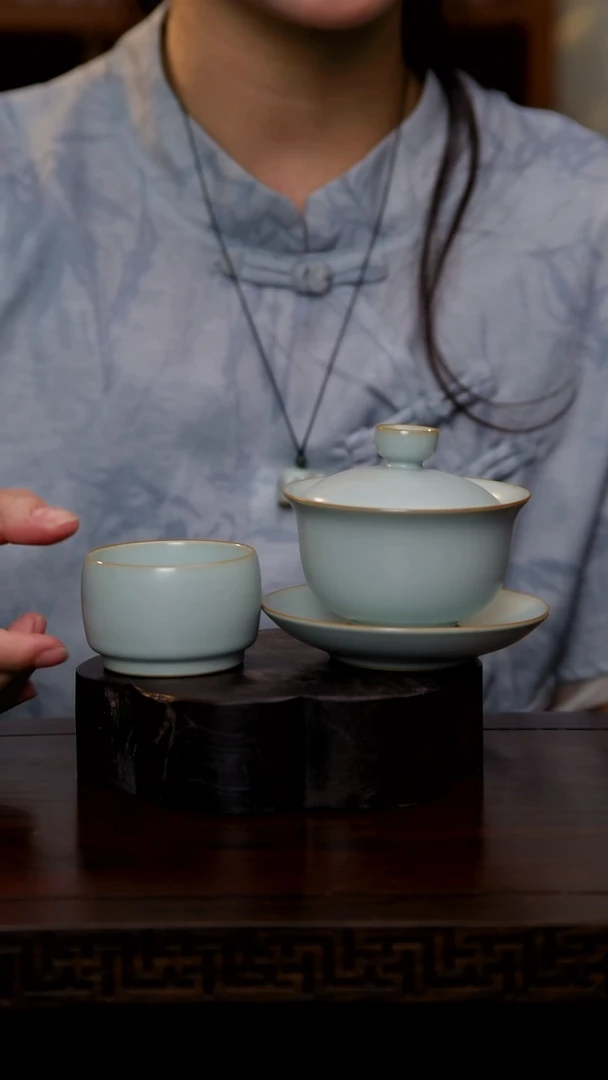 杯路*随心盖碗1只+悟道杯1只