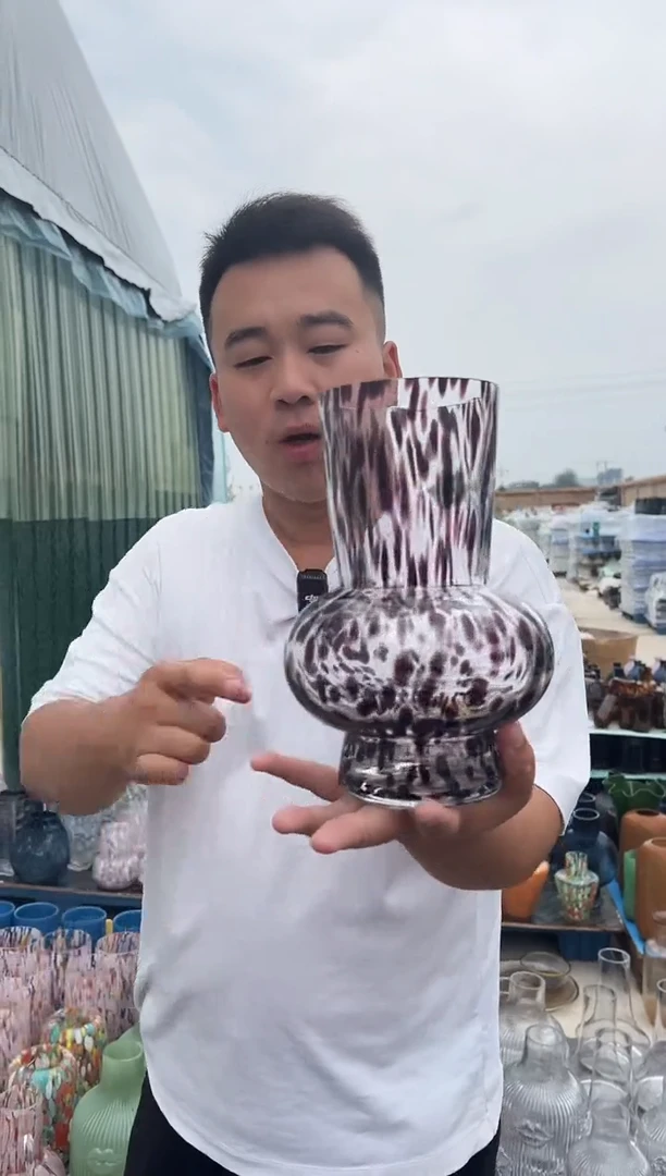玻璃花瓶用于客厅桌面插花装饰