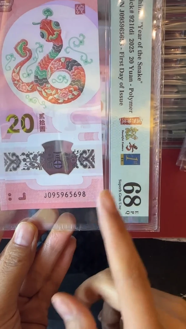 塑料2025 蛇钞 单张 095965698