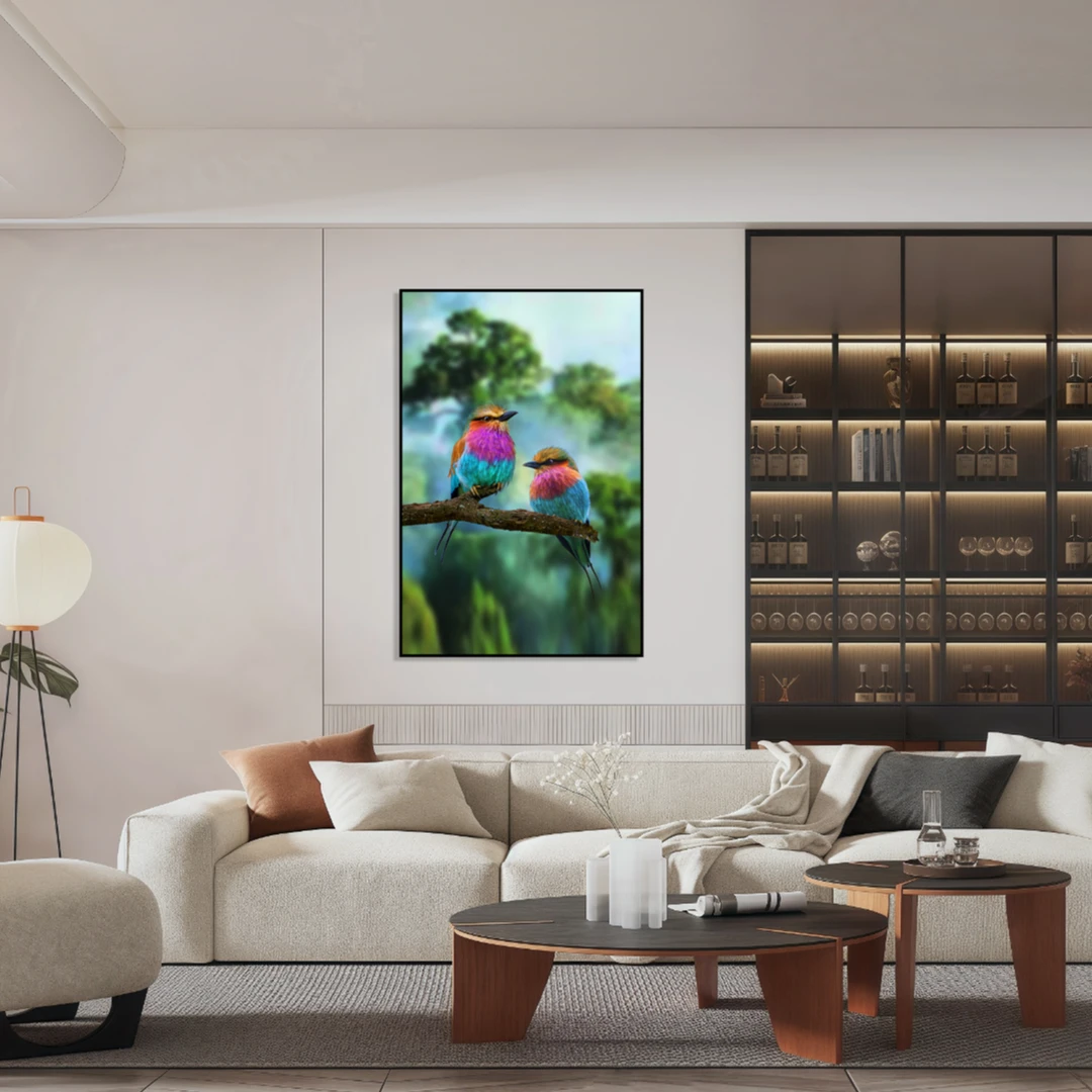 现代风家装鸟类装饰画鸟王推荐...佛法僧 （佛法禅定）