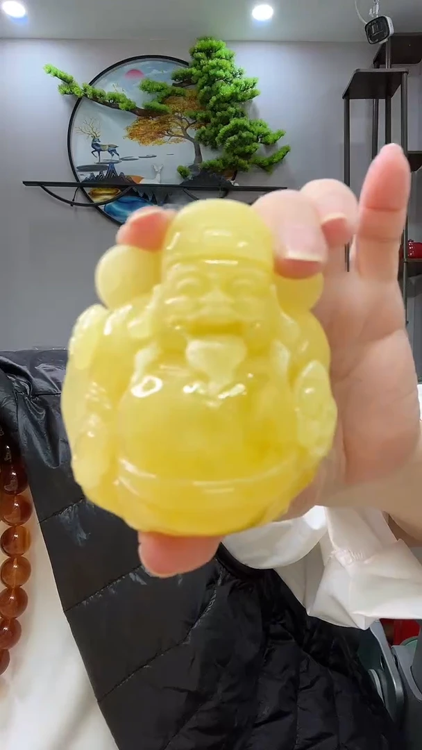 琥珀颈饰未镶嵌吊坠