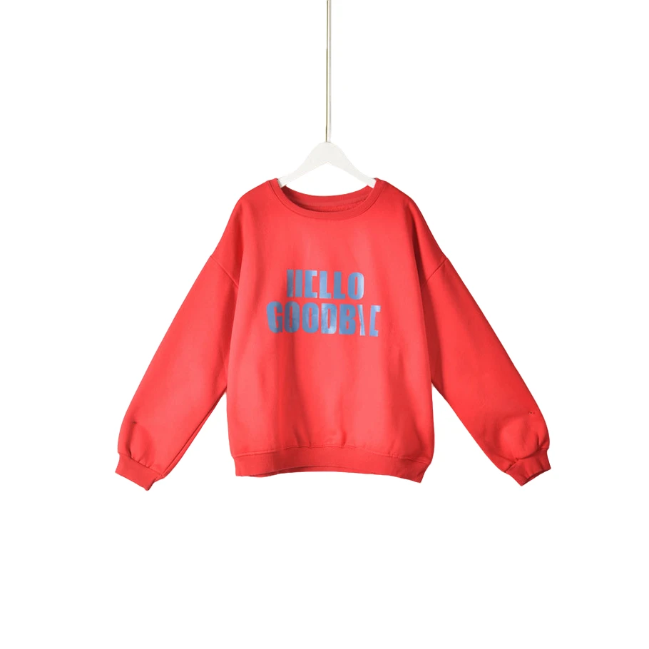 GPD1【专柜捡漏F-2】深圳中高端女装OLSC-卫衣3150-酒红色大三码