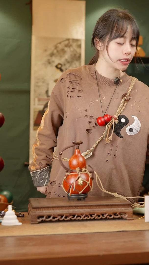 118号精品天然大漆酒葫芦一物一拍~