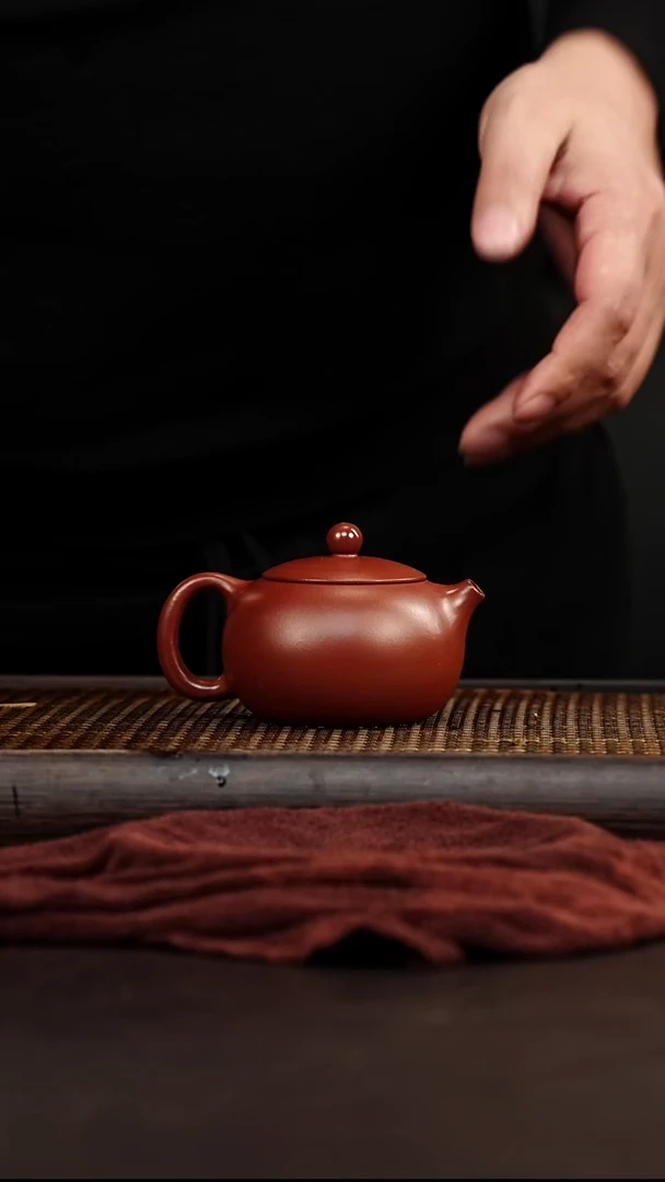 茶壶紫砂宜兴悦茗壶紫砂  9  朱泥