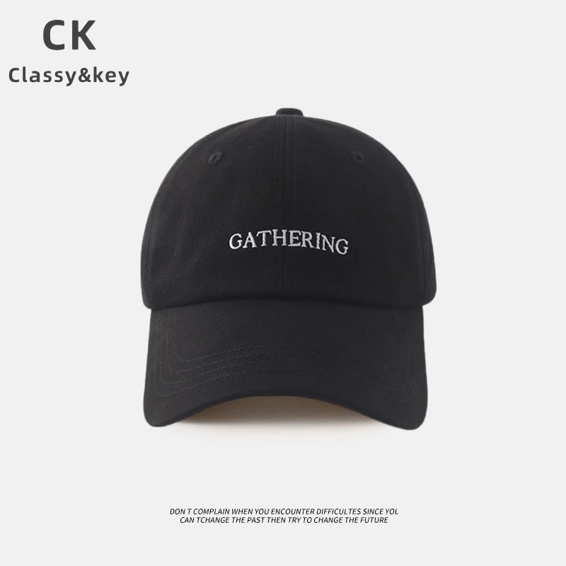 Classy key新加坡设计师联名款迪丽热巴同款鸭舌帽显脸小棒球帽女