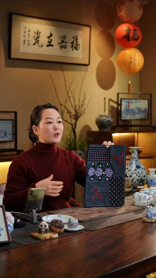 【闪购商品】织绣拼接长茶席12号