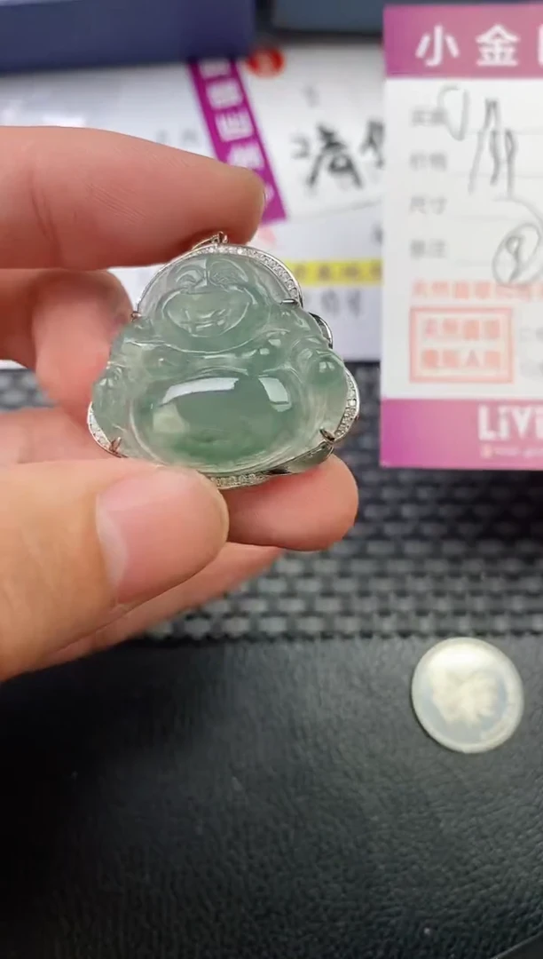 翡翠银S925镶嵌颈饰j**G·