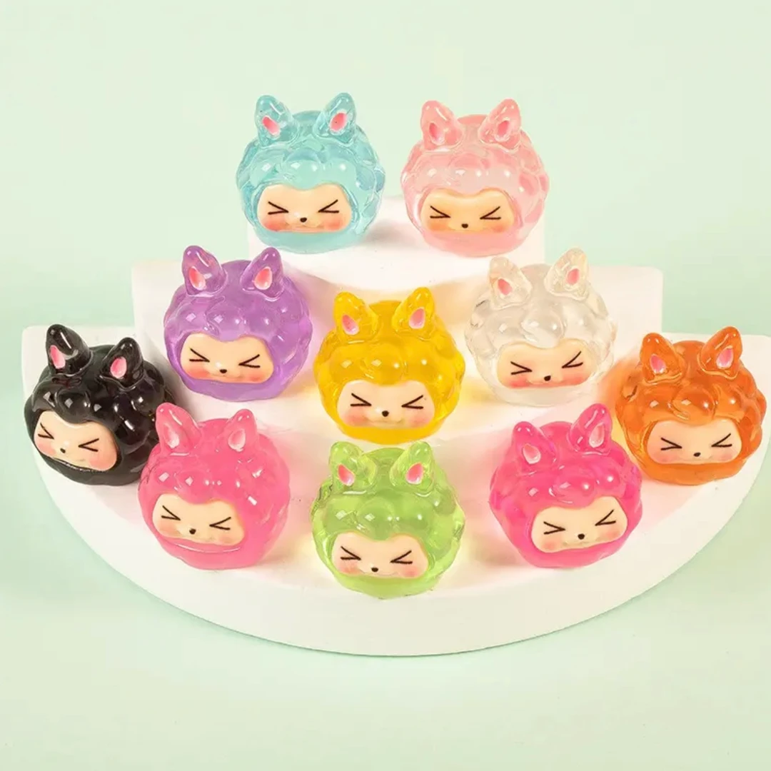 【直播拆袋】kiki团子系列惊喜盲袋潮玩摆件可爱实色玩具摆件