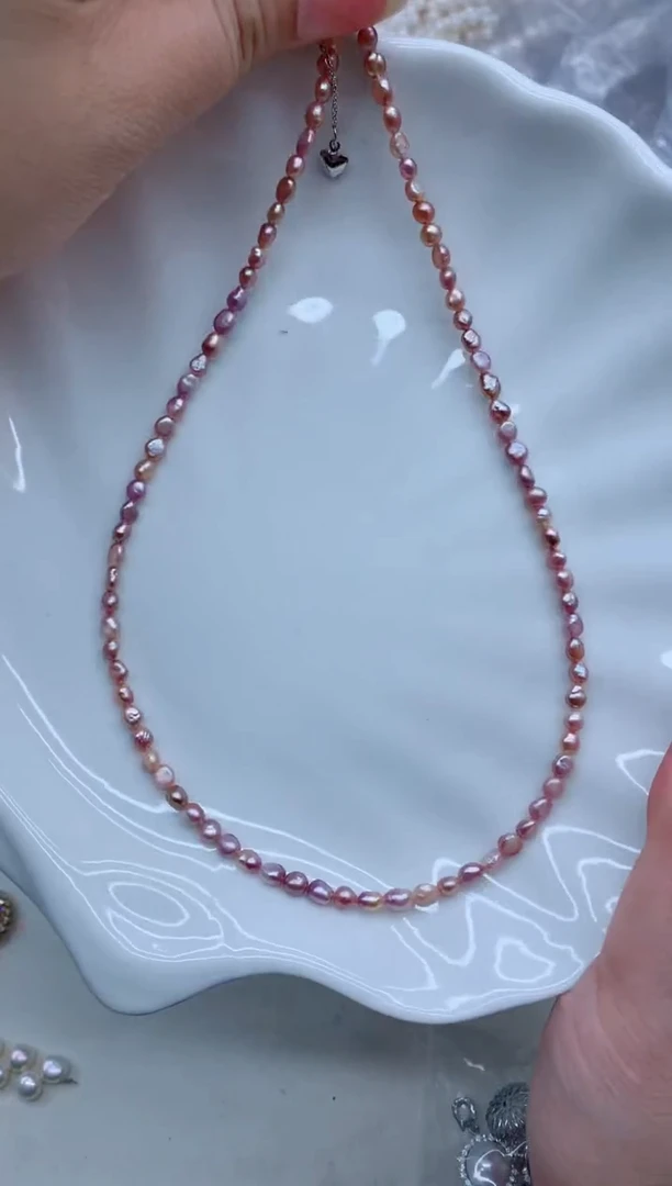 淡水珍珠未镶嵌颈饰淡水珍珠项链多样性发其一