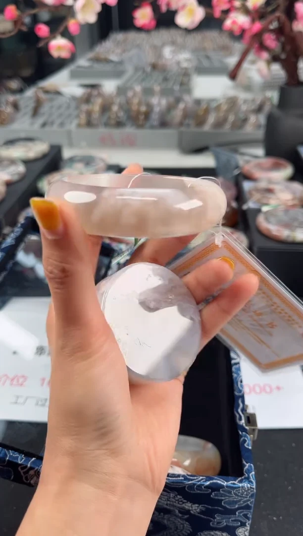 【闪购商品】石英质玉手镯未镶嵌57圈口（赠送镯心）353701