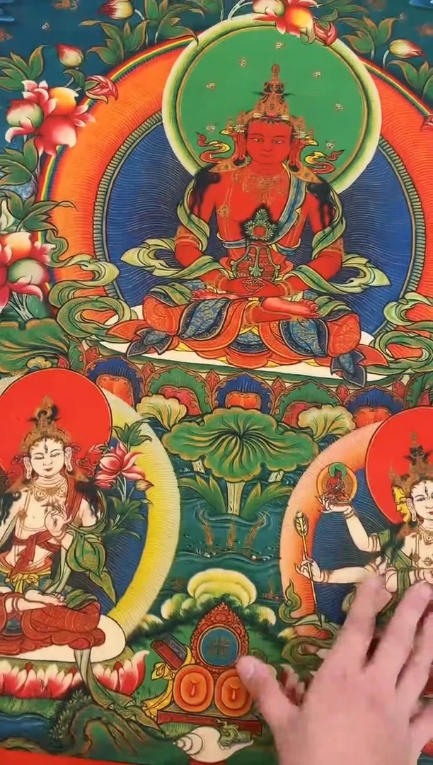 卷轴画唐卡160`16