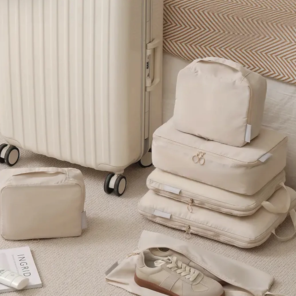 旅行箱收纳袋大容量防潮旅游防水压缩出差旅行衣服裤子整理袋分装