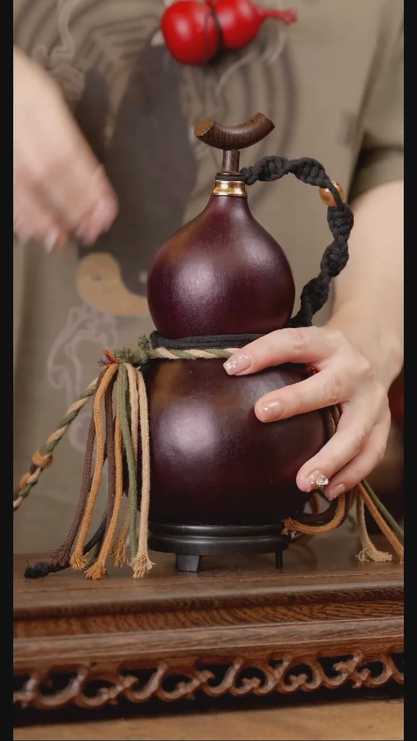 81号精品天然大漆酒葫芦一物一拍~