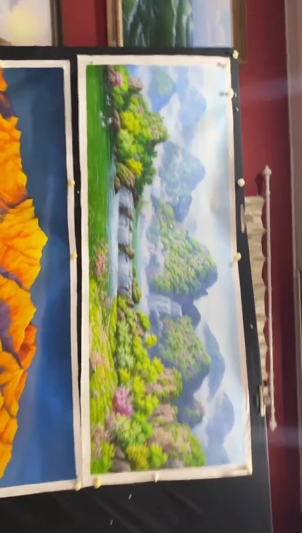 油画【116号】约2.2米丨朝鲜原创纯手绘孤品油画丨顺丰包邮