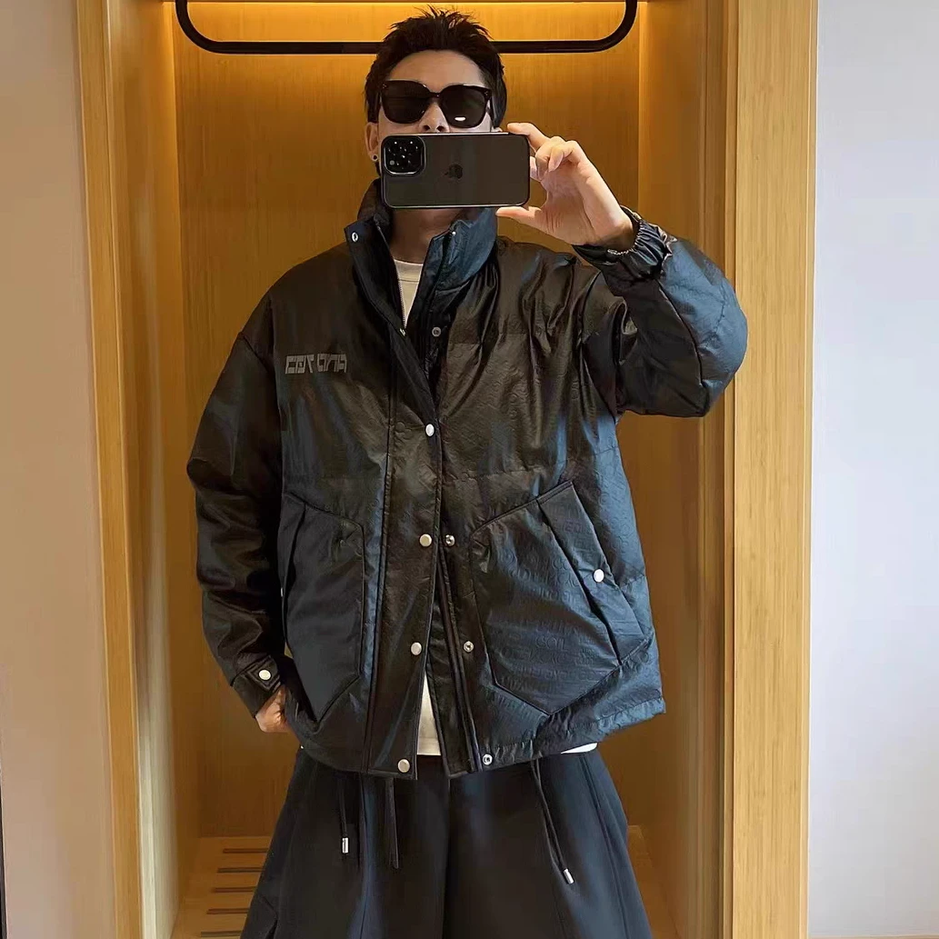 YKNZ 冬季保暖 立领羽绒服男冬季帅气潮流休闲风外套23165