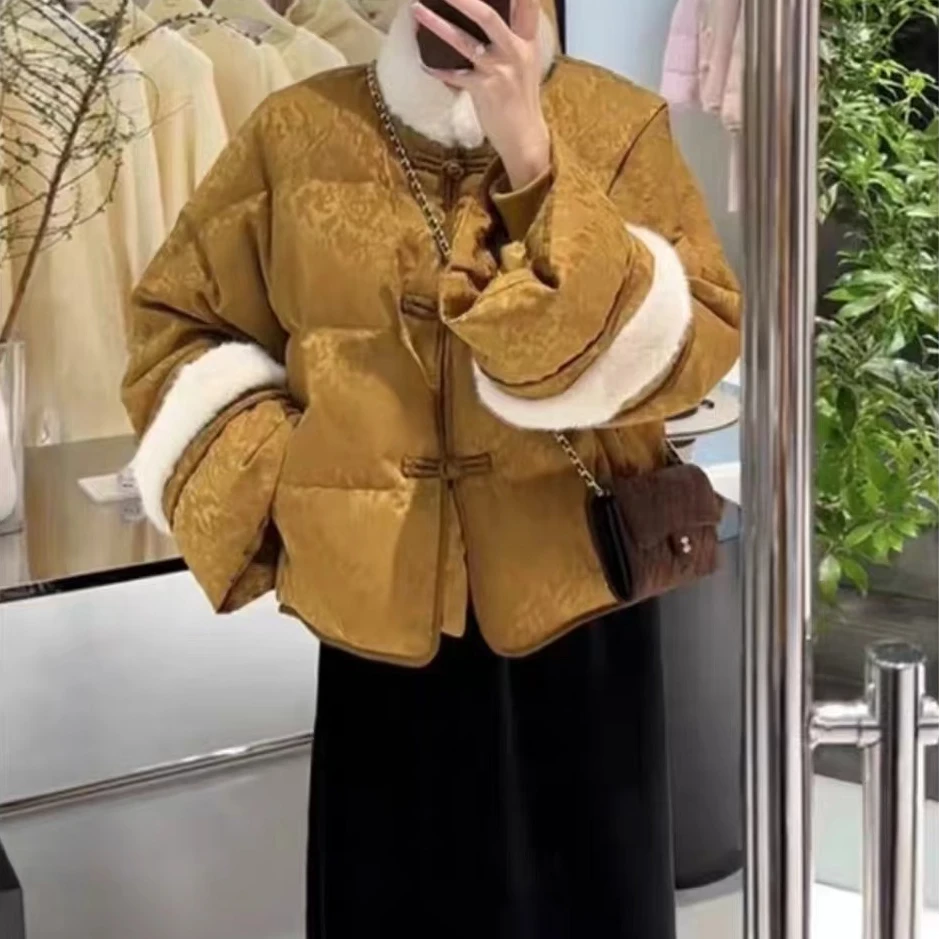 【金韵芳华】新中式国风盘扣高级感短款外套-9669-YR