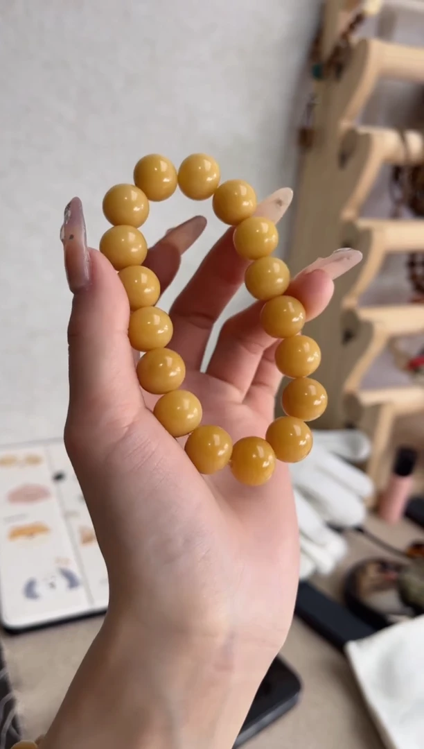 【闪购商品】菩提根/象牙果手串t55干磨苹果13*14mm