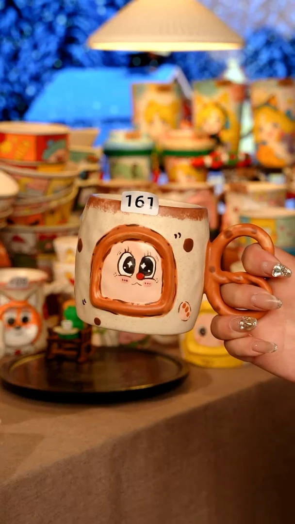 陶瓷161景德镇原创设计师高温手工手绘