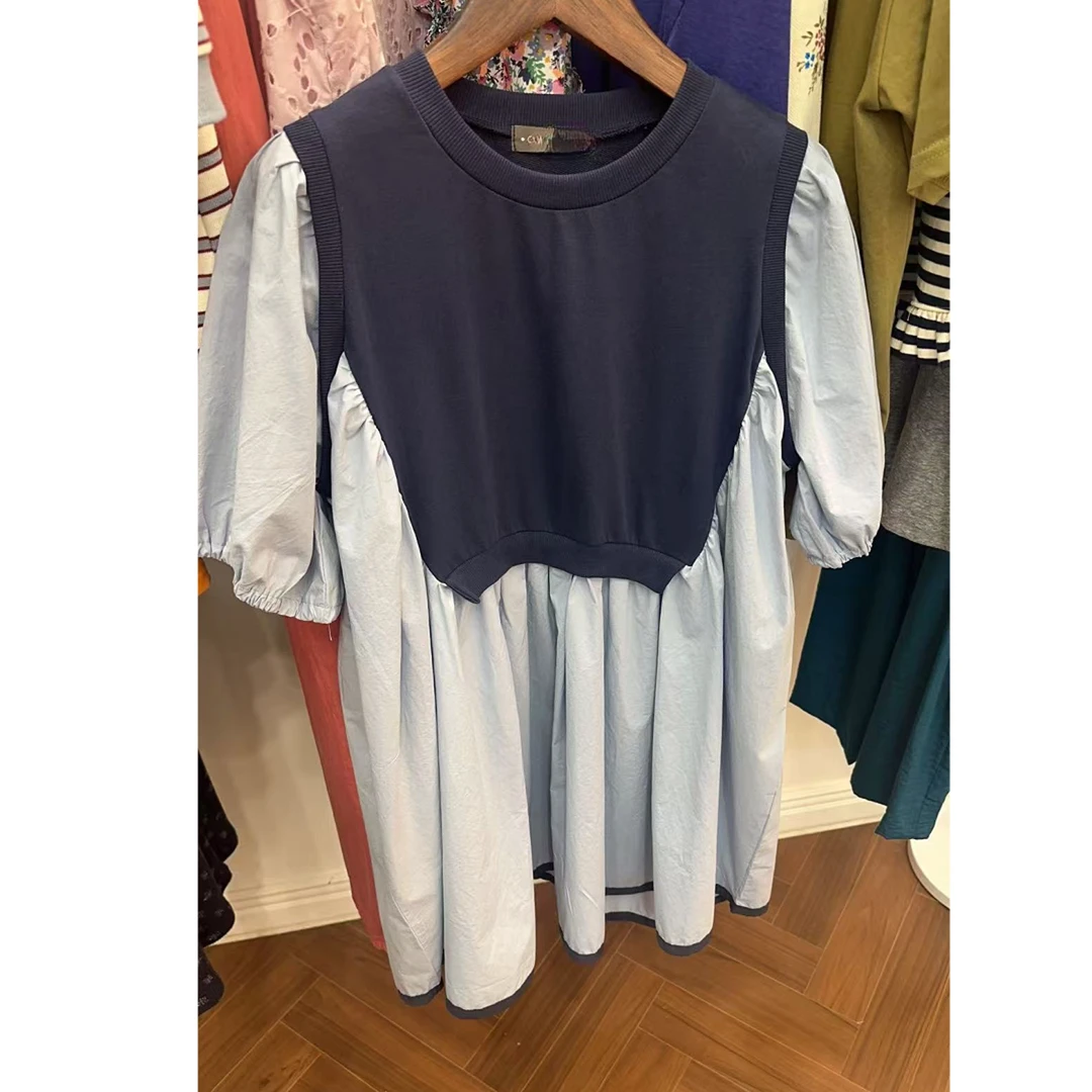 东大门拼接连衣裙（不支持退换）特价