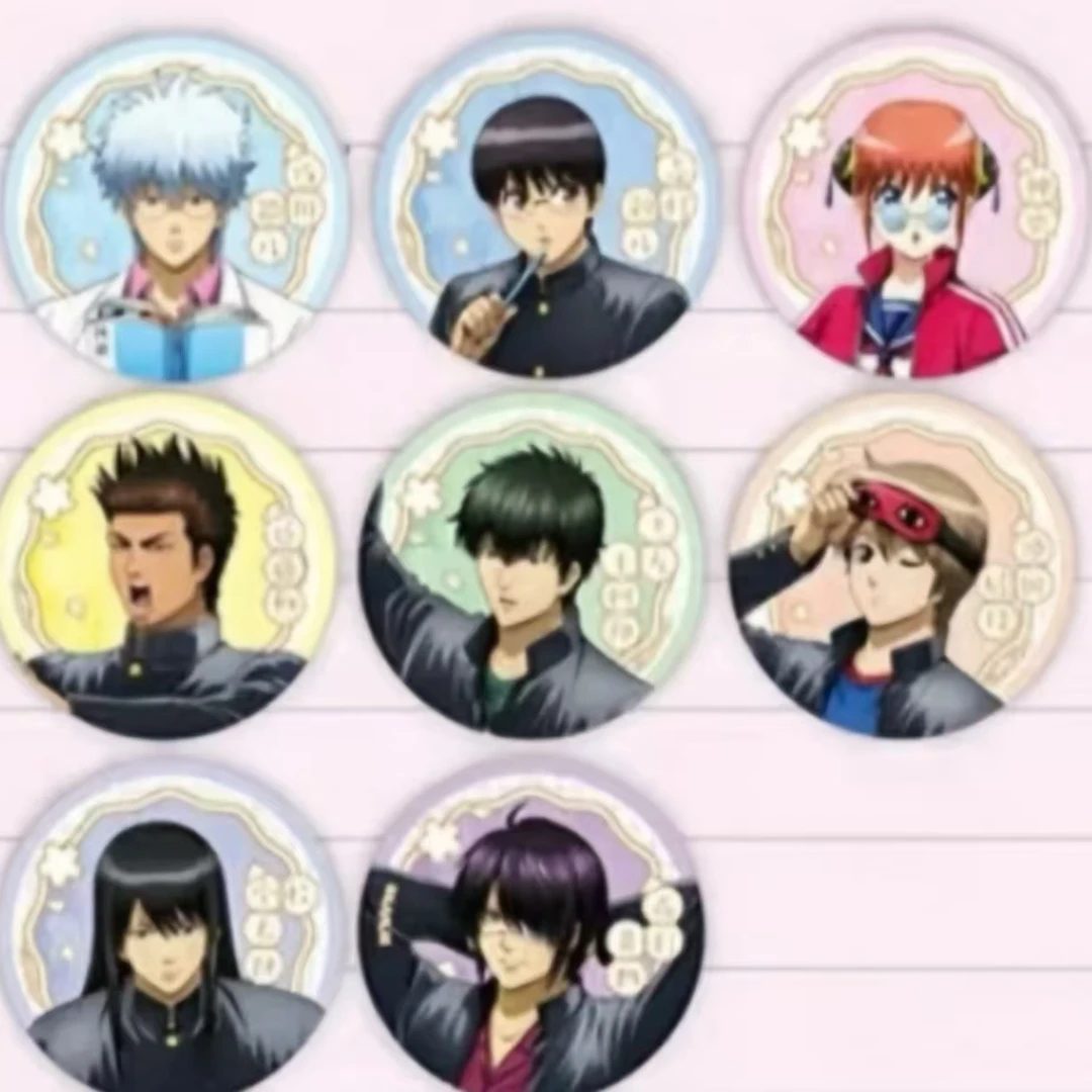 【布袋儿】银魂 3年z组银八先生a咖联动吧唧