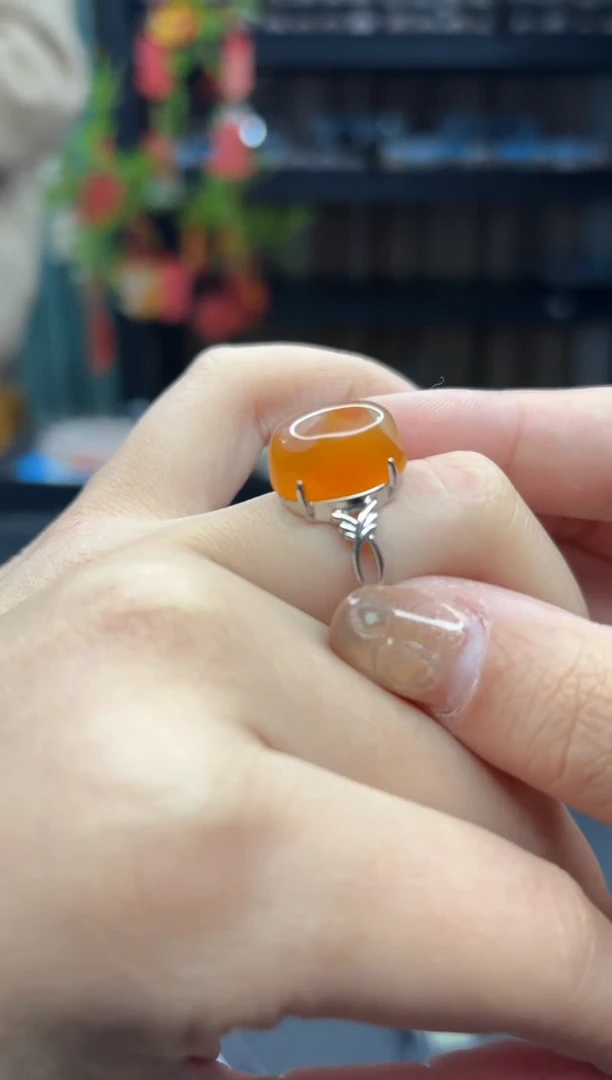【闪购商品】石英质玉戒指未镶嵌297