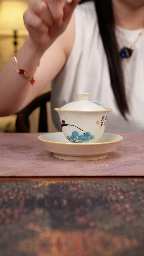 杯景德镇陶瓷杯碗柴烧多人
